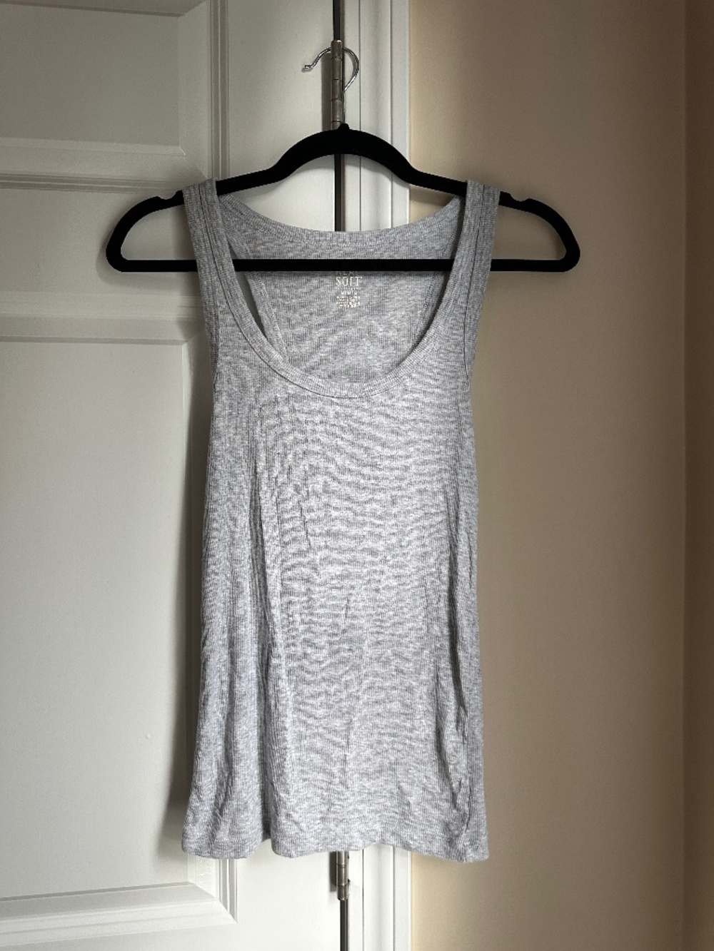 Aerie Real Soft Light Grey Thick Strap Tank Top – Size M